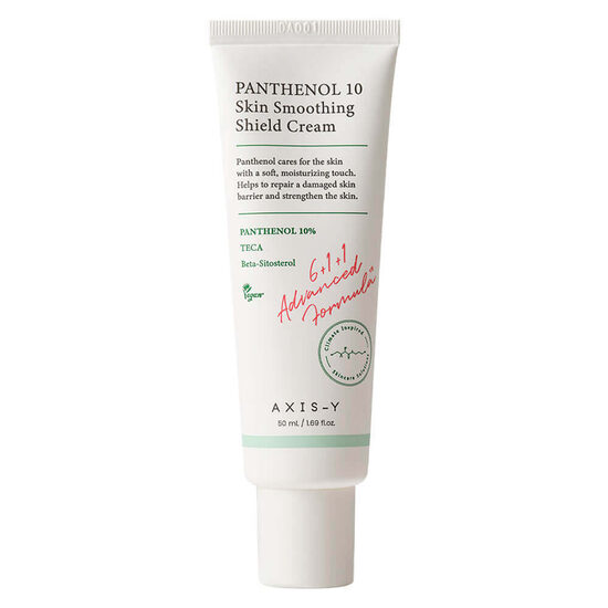 Nomierinošs sejas krēms ar pantenolu un centellu AXIS-Y Panthenol 10 Skin Smoothing Shield Cream
